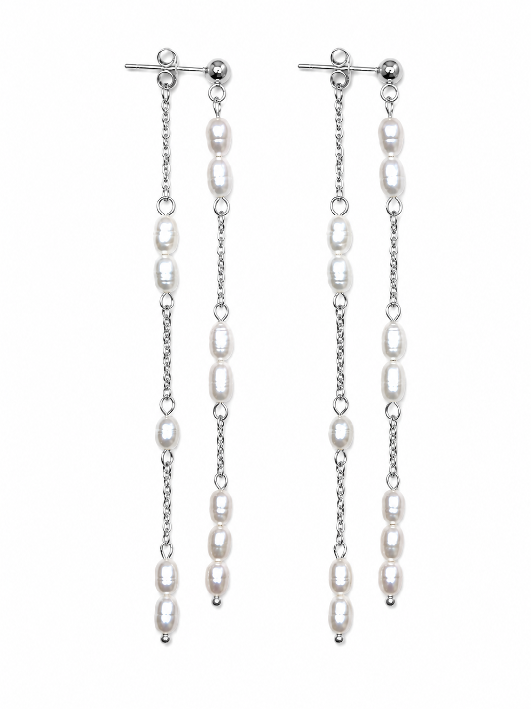 ERLA CASCADE EARRINGS SILVER