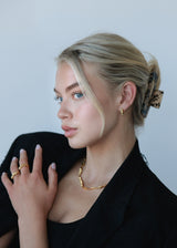 BRO EARRINGS GOLD