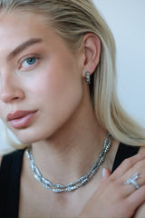 EIN3008 EYRNALOKKAR SILFUR