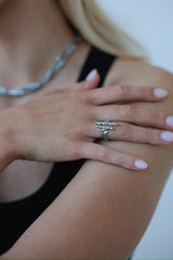 EIN3008 XL HRINGUR SILFUR