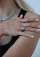 EIN XL RING SILVER