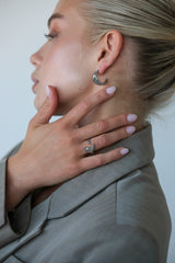 MAR2302 TAIL HRINGUR SILFUR