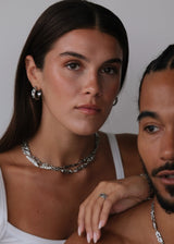 MIA XL EARRINGS SILVER