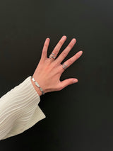 EIN3008 OVER HRINGUR SILFUR