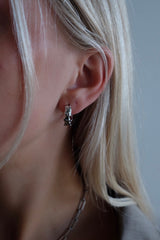 MAR2302 XL EYRNALOKKAR SILFUR - FORPÖNTUN (kemur fyrir jól)