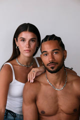 MIA2803 XL HÁLSMEN SILFUR