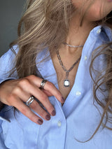 DÍS3011 XL HÁLSMEN SILFUR