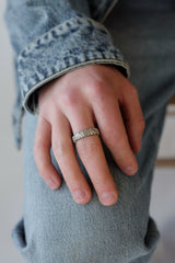 LÍV0701 XL HRINGUR SILFUR