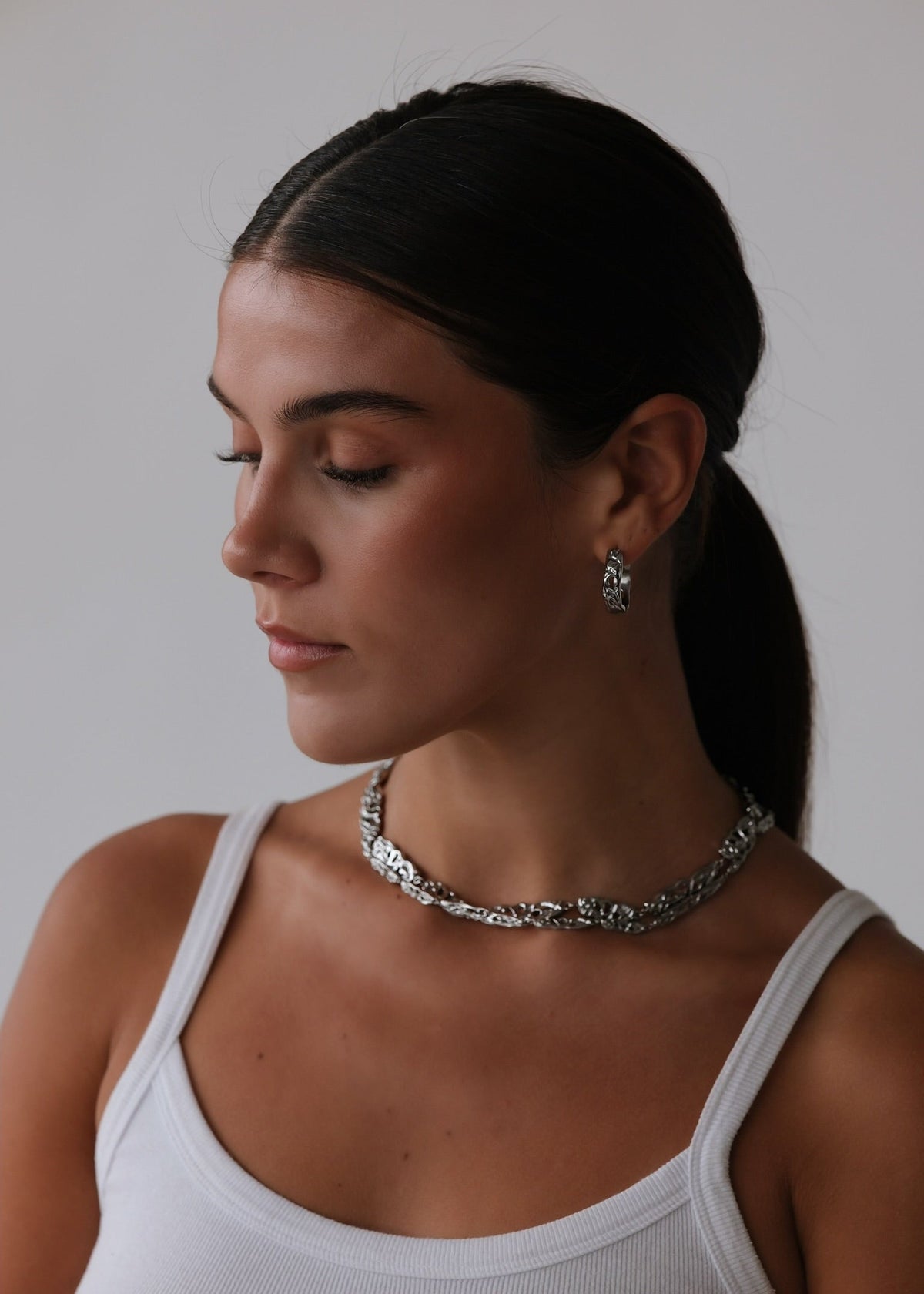 MIA XL EARRINGS SILVER