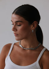 MIA XL EARRINGS SILVER