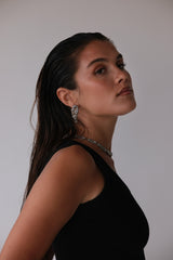 MIA2803 STUD EYRNALOKKAR SILFUR