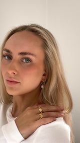 ERLA/URÐ EYRNALOKKAR GULL