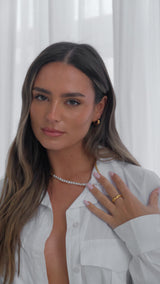 URÐ3108 XL EYRNALOKKAR GULL