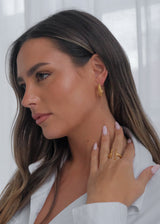 LÍV XL EARRINGS GOLD