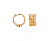 MAR2302 XXL EYRNALOKKAR GULL - FORPÖNTUN (koma fyrir jól)