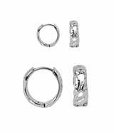 MIA XL EARRINGS SILVER