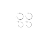 ÓMA3006 EYRNALOKKAR SILFUR