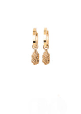 URÐ - MAR PENDANT EARRINGS GOLD