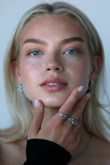 MOA1908 XL HRINGUR SILFUR