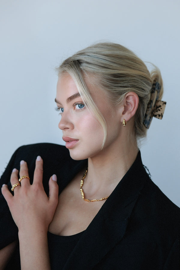 BRO1101 EARRINGS GOLD