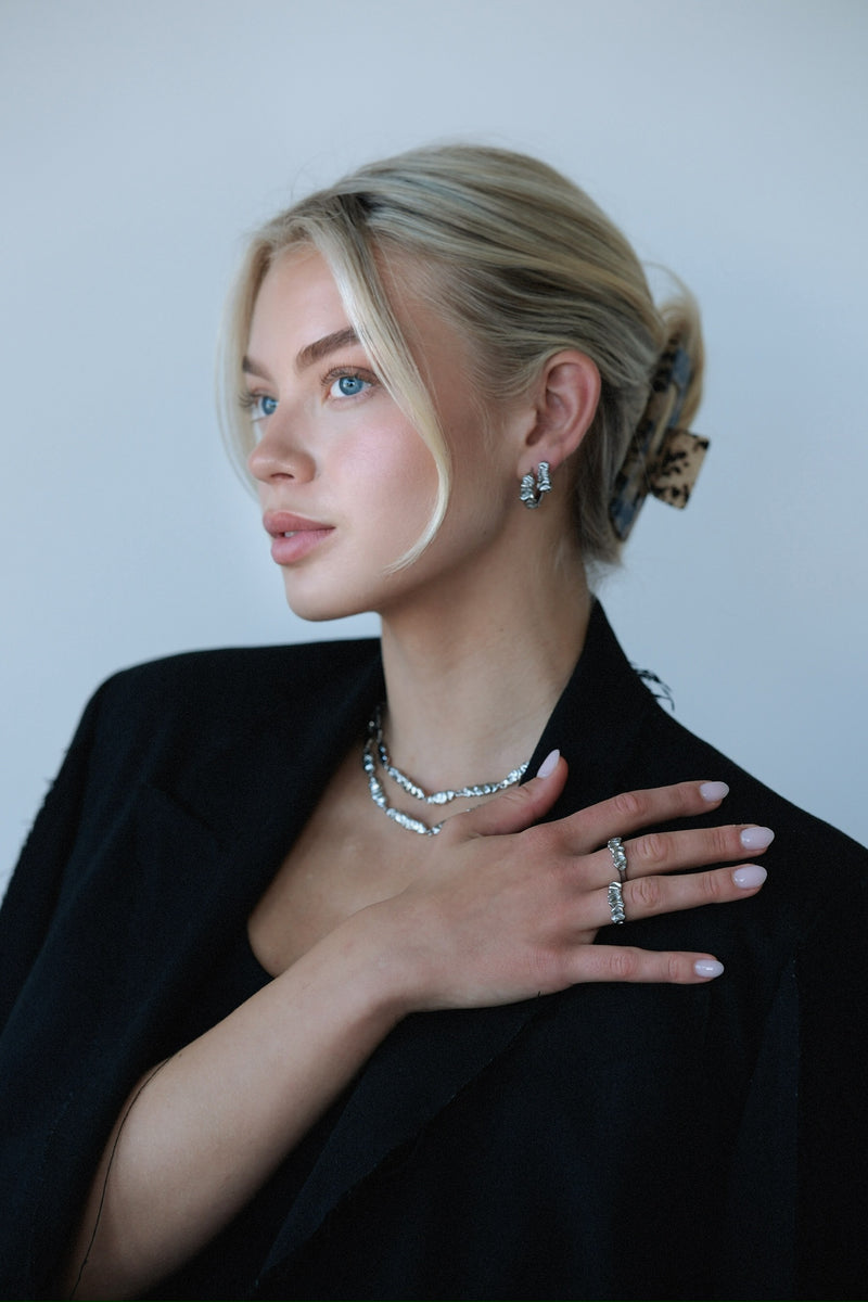 BRO1101 HRINGUR SILFUR 