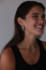 MIA2803 STUD EYRNALOKKAR SILFUR 