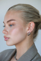 MAR2302 EYRNALOKKAR SILFUR - FORPÖNTUN (kemur fyrir jól) 