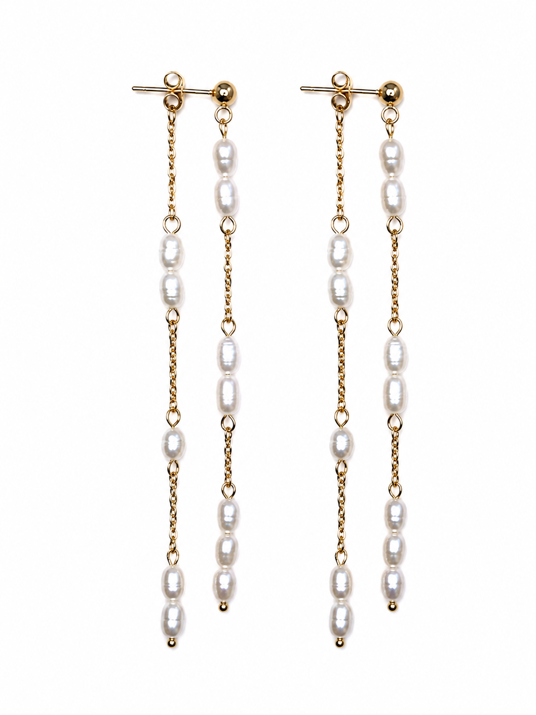ERLA CASCADE EARRINGS GOLD