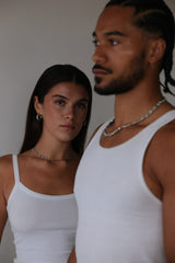 MIA2803 XL EYRNALOKKAR SILFUR - FORPÖNTUN (kemur fyrir jól)