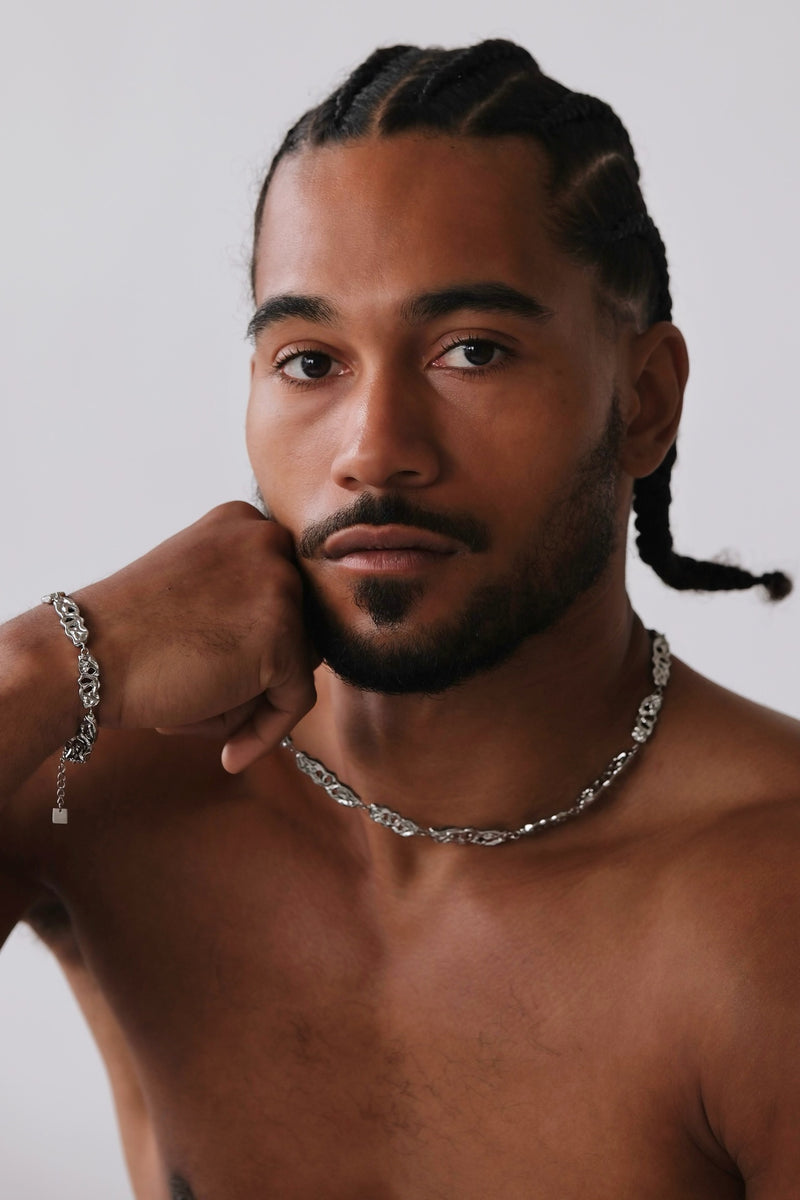 MIA2803 XL ARMBAND SILFUR 