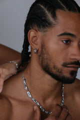 MIA2803 XL EYRNALOKKAR SILFUR - FORPÖNTUN (kemur fyrir jól)