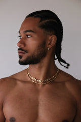 MIA2803 XL EYRNALOKKAR GULL - FORPÖNTUN (kemur fyrir jól)