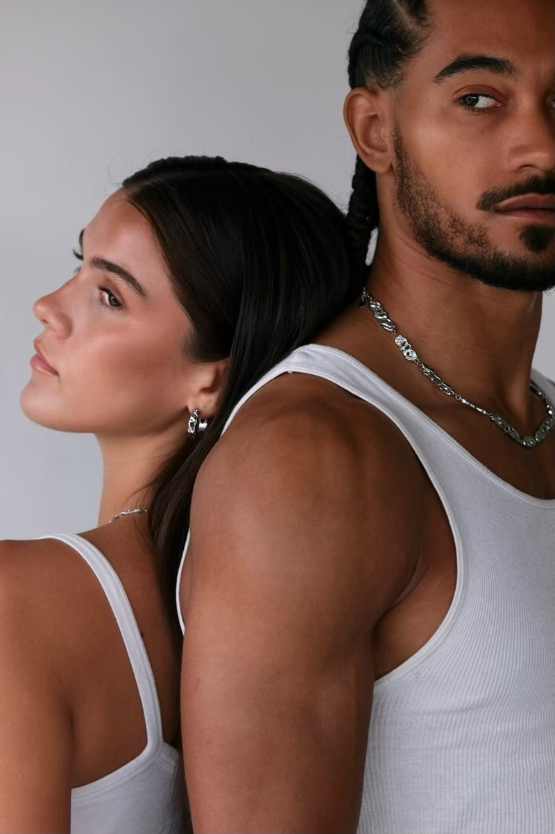 MIA2803 XL HÁLSMEN SILFUR 