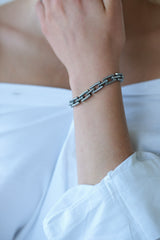 LÍV07071 XL ARMBAND SILFUR