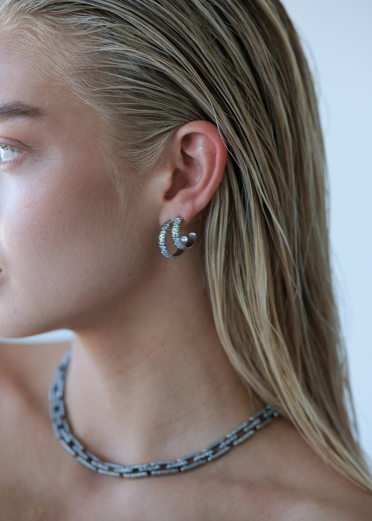 LÍV XL EARRINGS SILVER