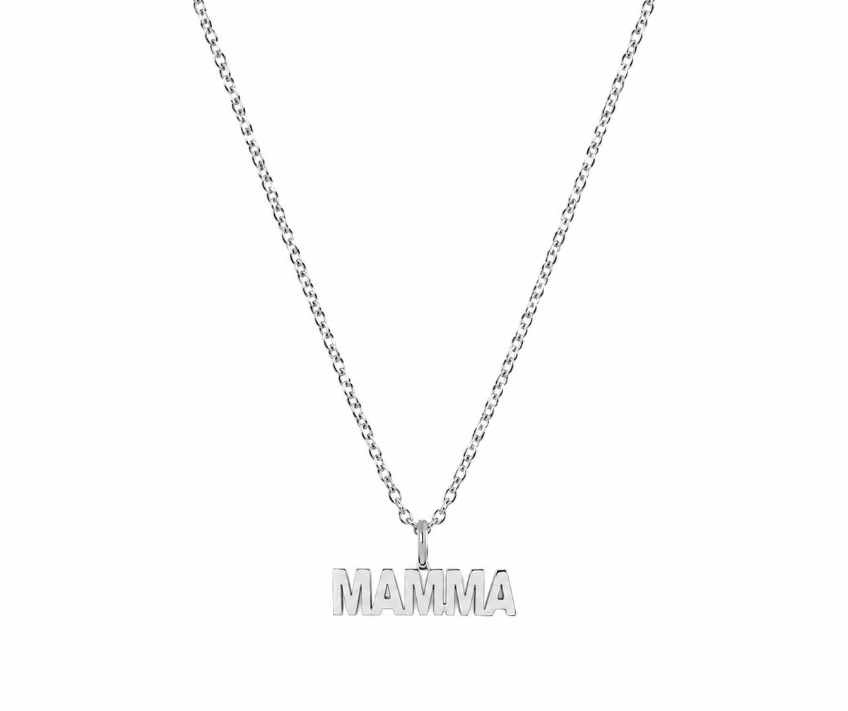MAMMA PENDANT CHAIN SILVER