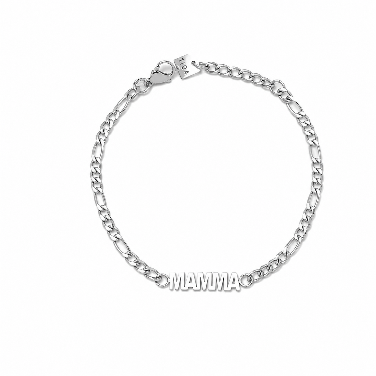 MAMMA BRACELET SILVER - Capital letters