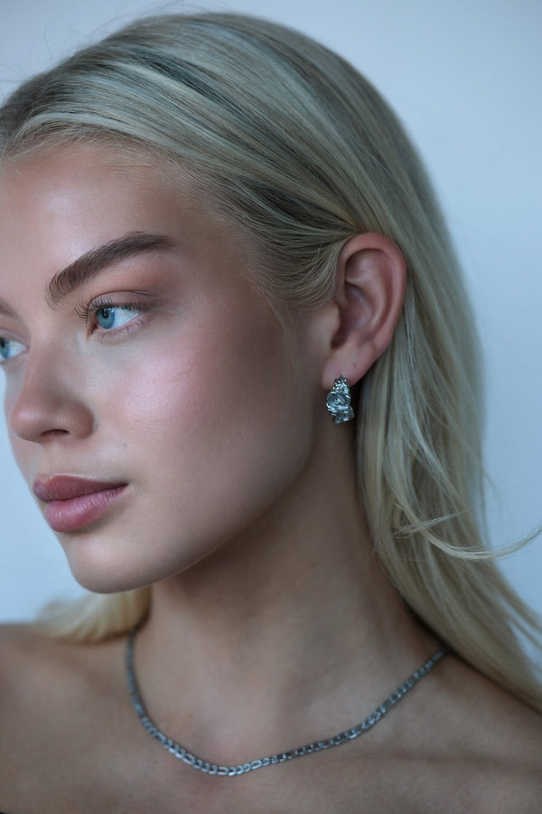 MOA1908 XL EARRINGS SILVER