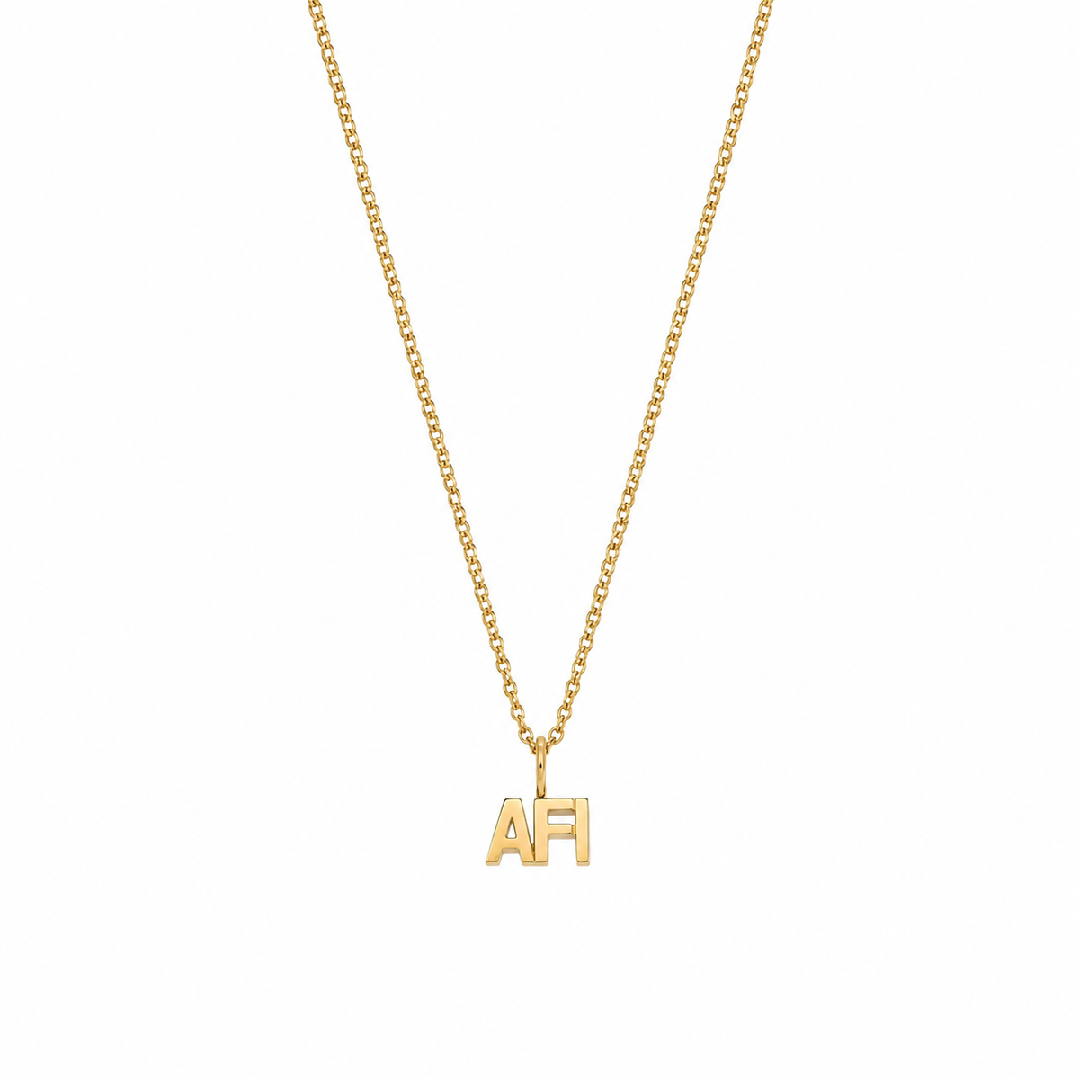AFI PENDANT CHAIN GOLD