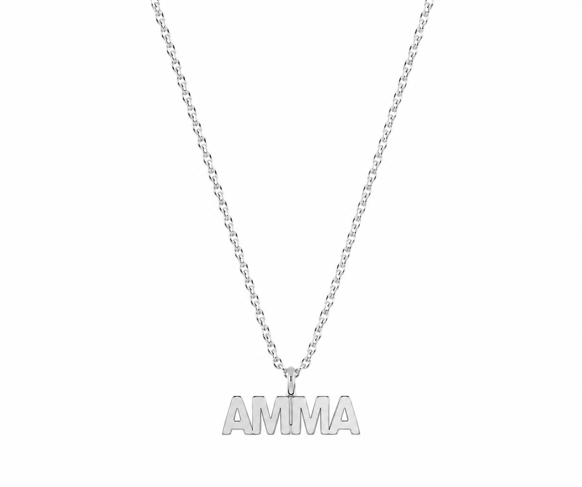 AMMA PENDANT CHAIN SILVER