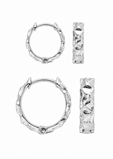 EIN EARRINGS SILVER