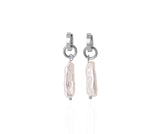 URÐ - ERLA LONG PENDANT EARRINGS SILVER